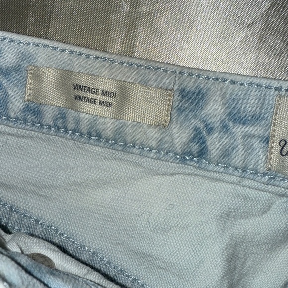 Universal Thread 3” Light Vintage Wash Denim Cutoff Shorts Hi Rise Stretch Sz 26 - Picture 9 of 14